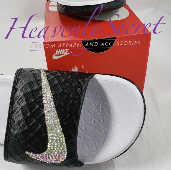 Custom Blinged Black Benassi Solarsoft - Picture 3 of 5